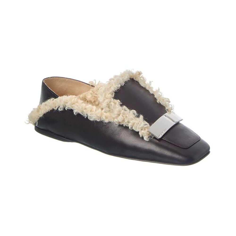 Sergio Rossi Sr1 Leather Loafer, Black